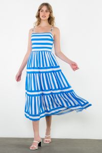 Striped Midi Dress