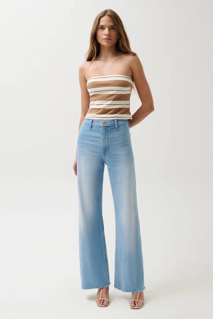 Penny High Rise Wide Leg Jean -Whisper