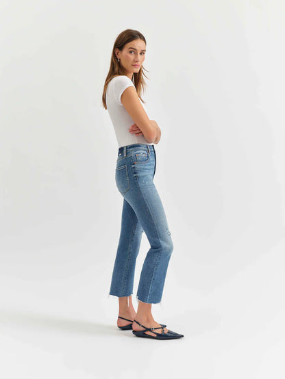 Shy Girl High Rise Crop Flare  Wide Awake Vintage