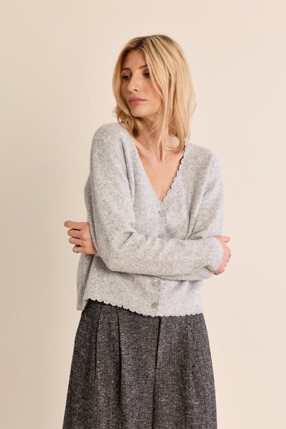 SILVERY GREY