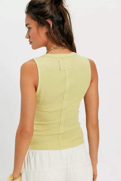 Jamie Henley Tank - Yellow