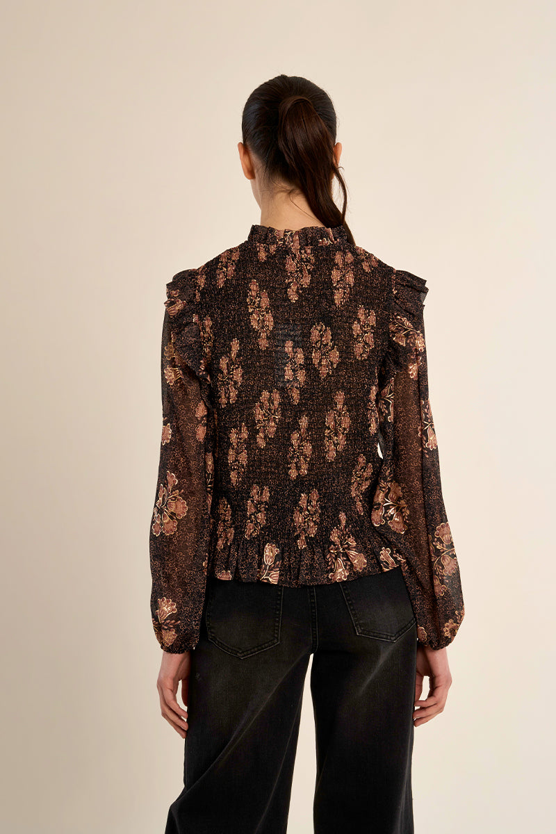 LADIES WOVEN TOP