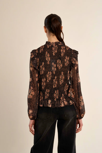 LADIES WOVEN TOP