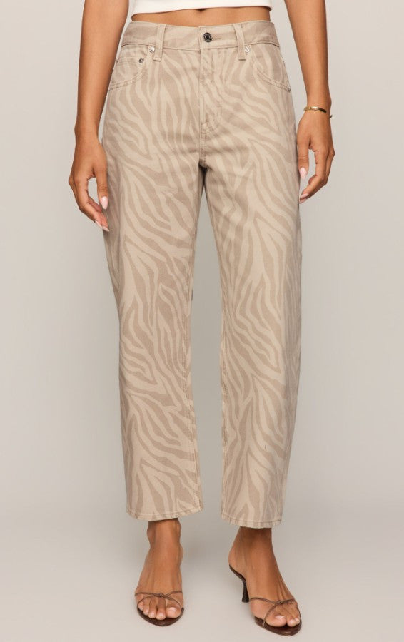 Zebra Off Duty Bowed Ankle