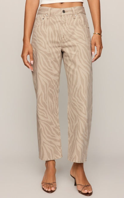 Zebra Off Duty Bowed Ankle