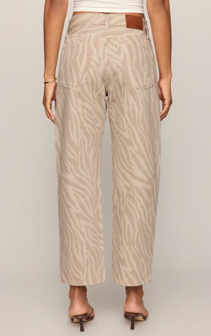 Zebra Off Duty Bowed Ankle