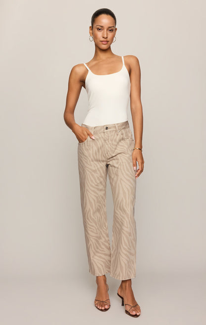 Zebra Off Duty Bowed Ankle